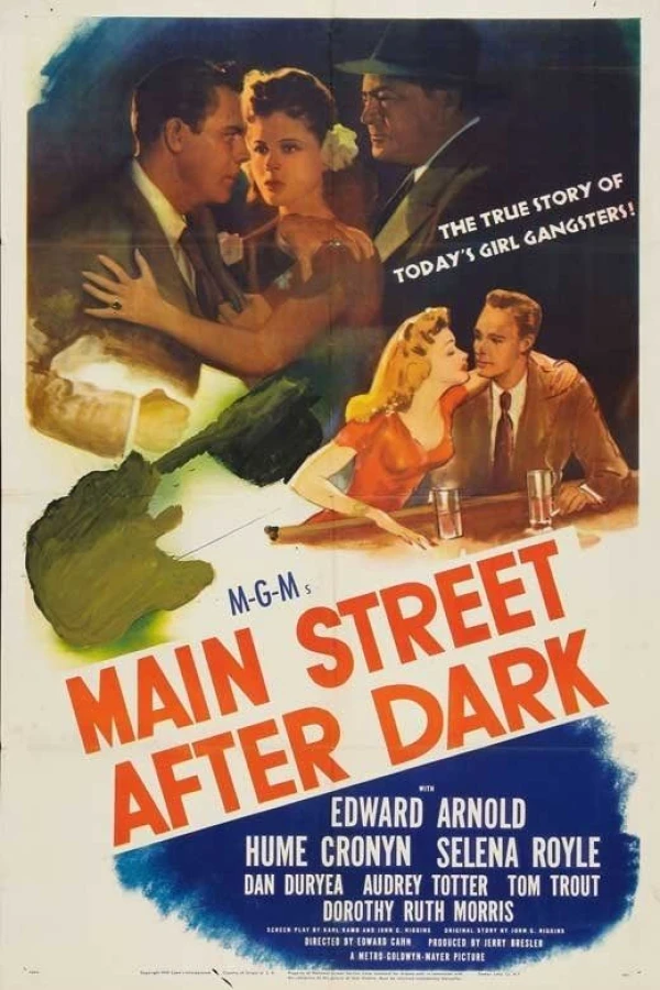 Main Street After Dark Juliste