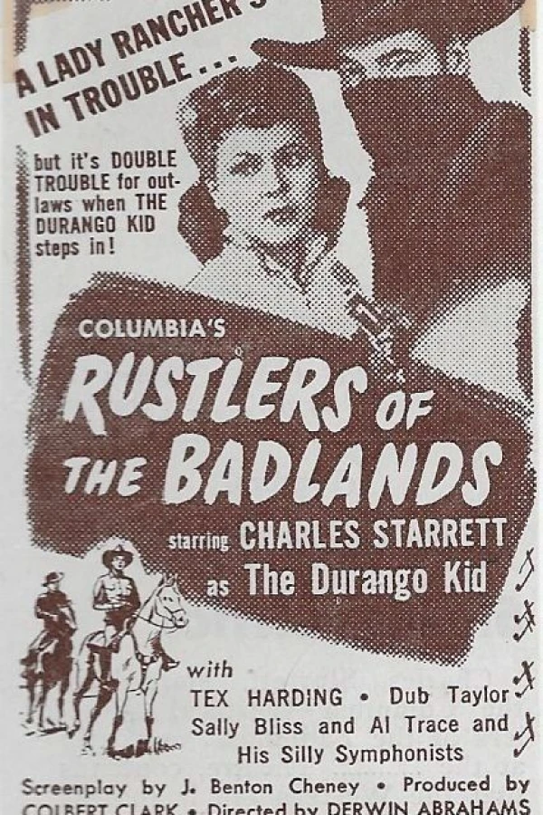 Rustlers of the Badlands Juliste