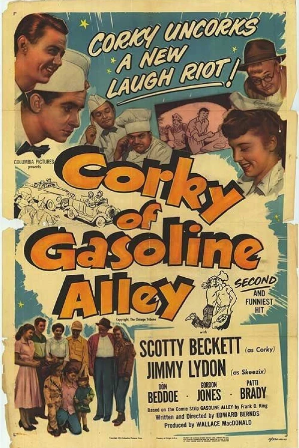 Corky of Gasoline Alley Juliste