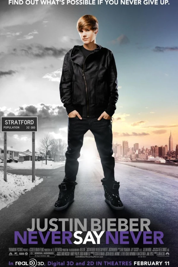 Justin Bieber: Never Say Never Juliste