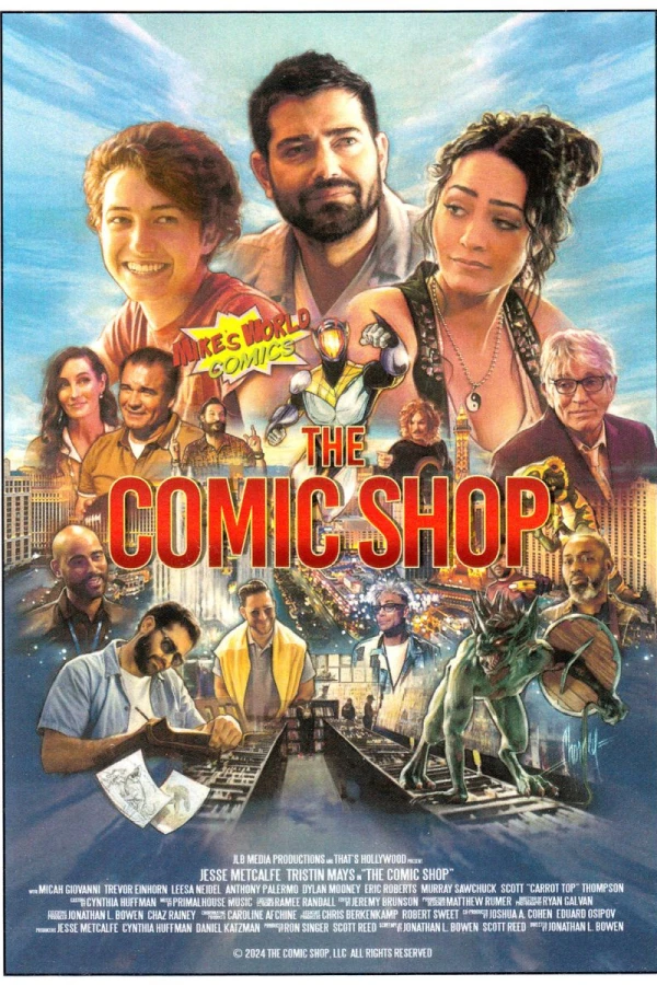 The Comic Shop Juliste