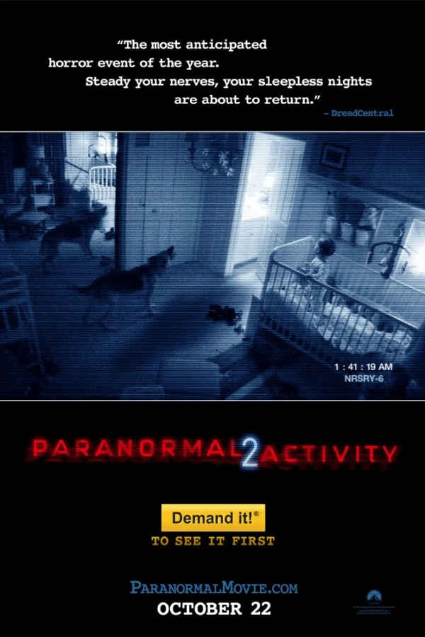 Paranormal Activity 2 Juliste