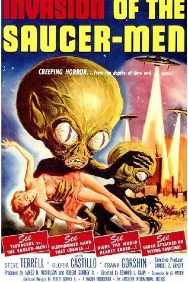 Invasion of the Saucer Men Juliste