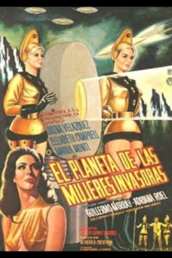 Planet of the Female Invaders Juliste