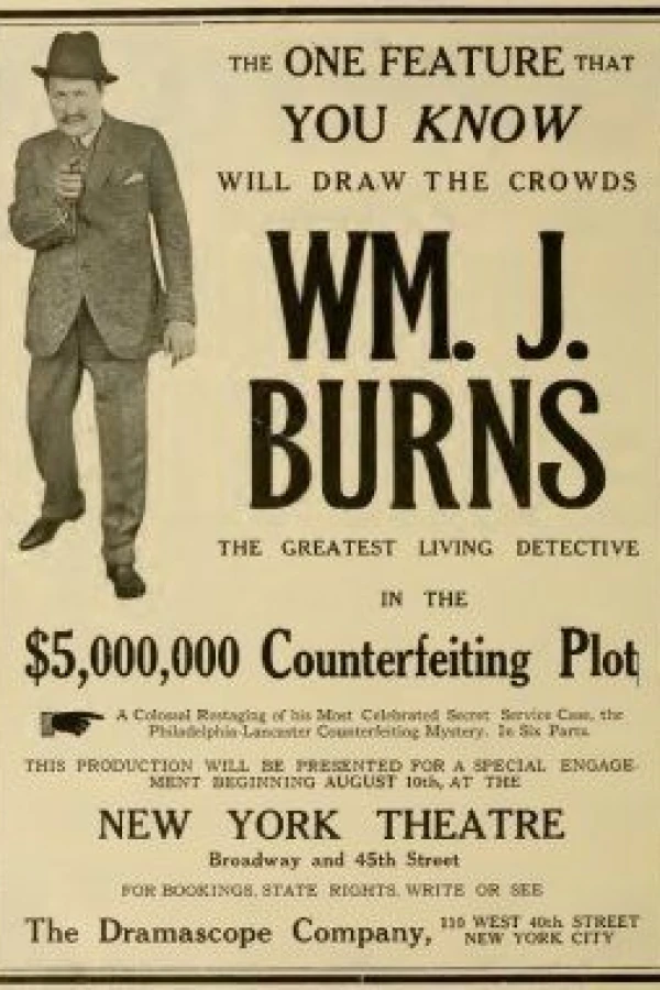 The 5,000,000 Counterfeiting Plot Juliste
