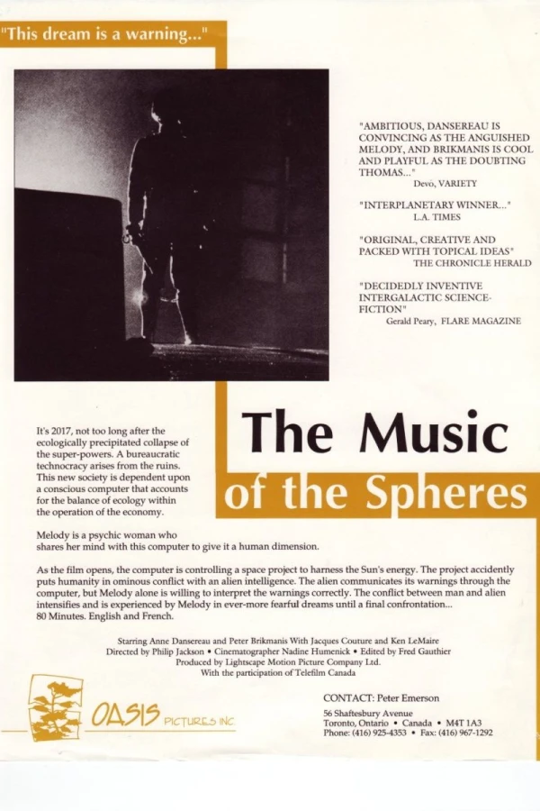 Music of the Spheres Juliste