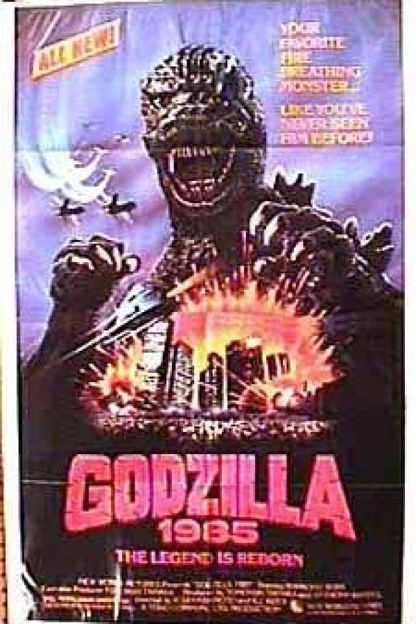 Godzilla 1985 Juliste