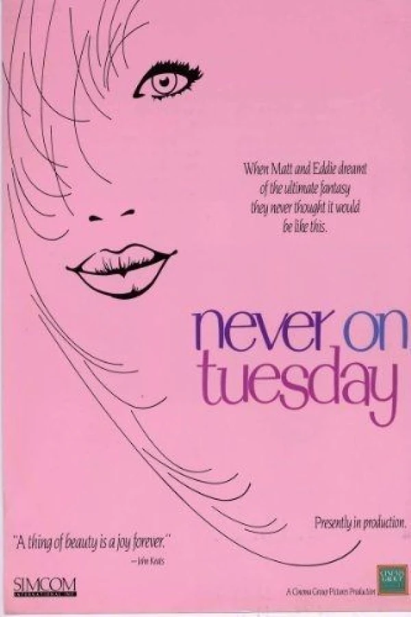 Never on Tuesday Juliste