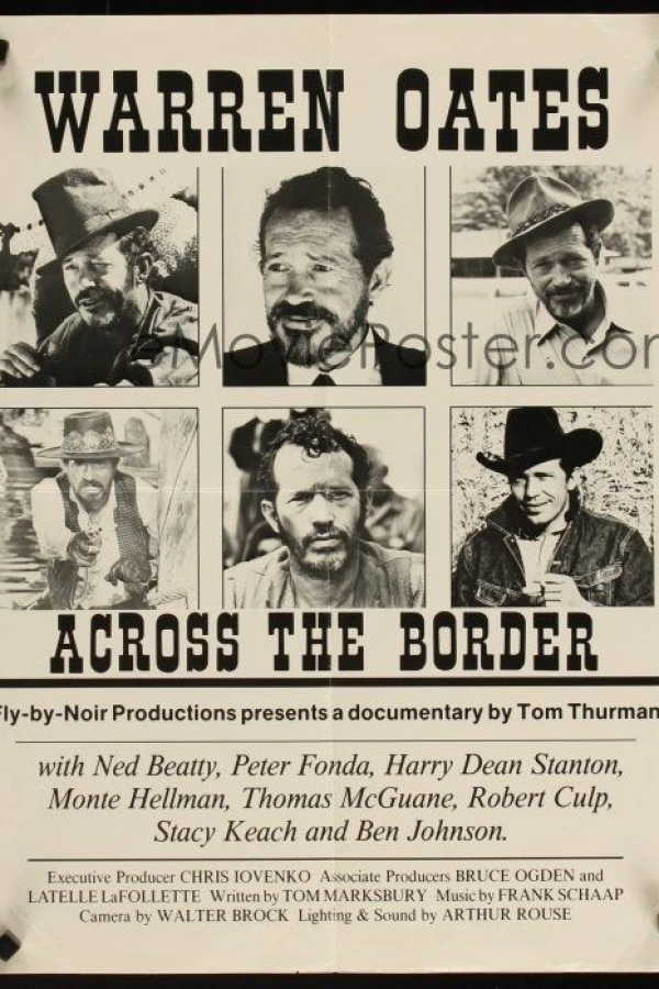 Warren Oates: Across the Border Juliste