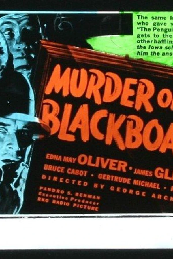 Murder on the Blackboard Juliste