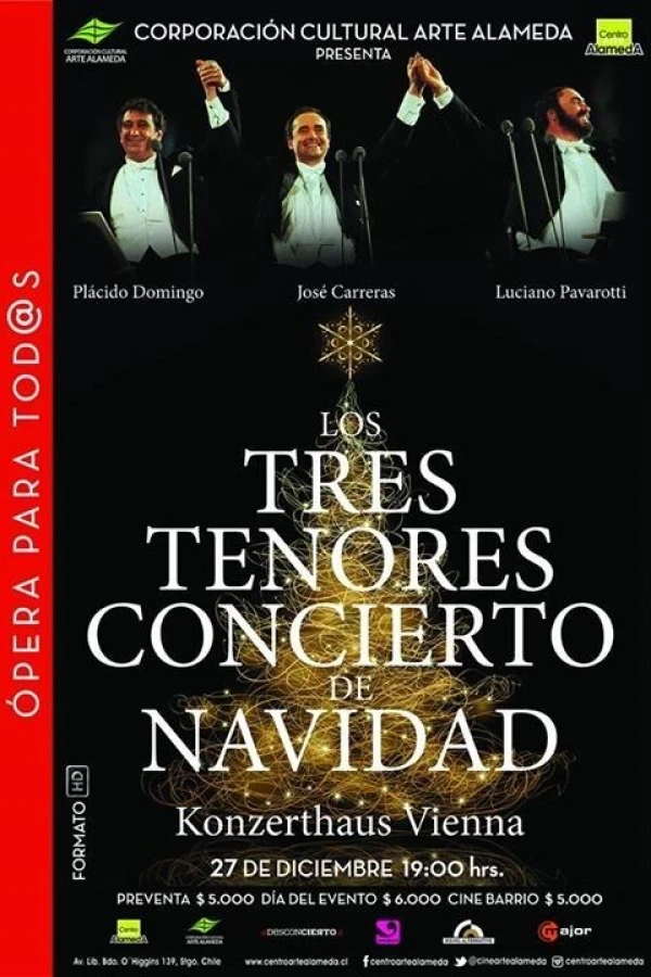 The Three Tenors Christmas Juliste