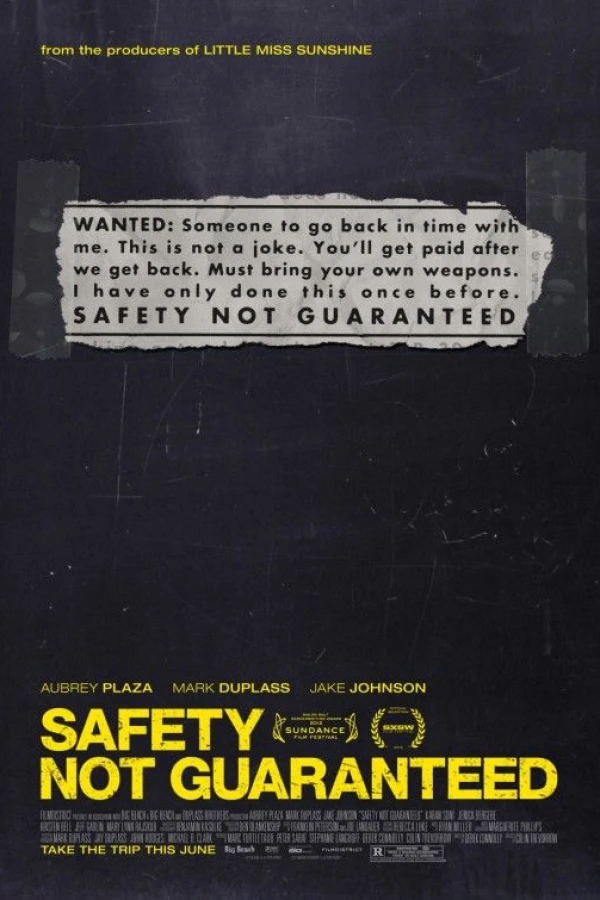 Safety Not Guaranteed Juliste