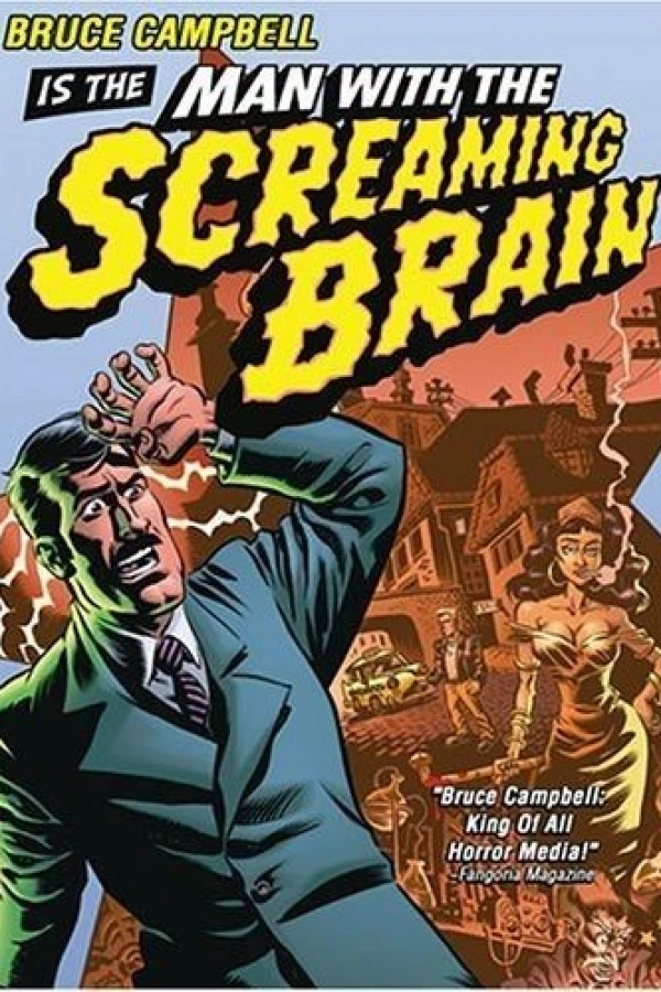 Man with the Screaming Brain Juliste