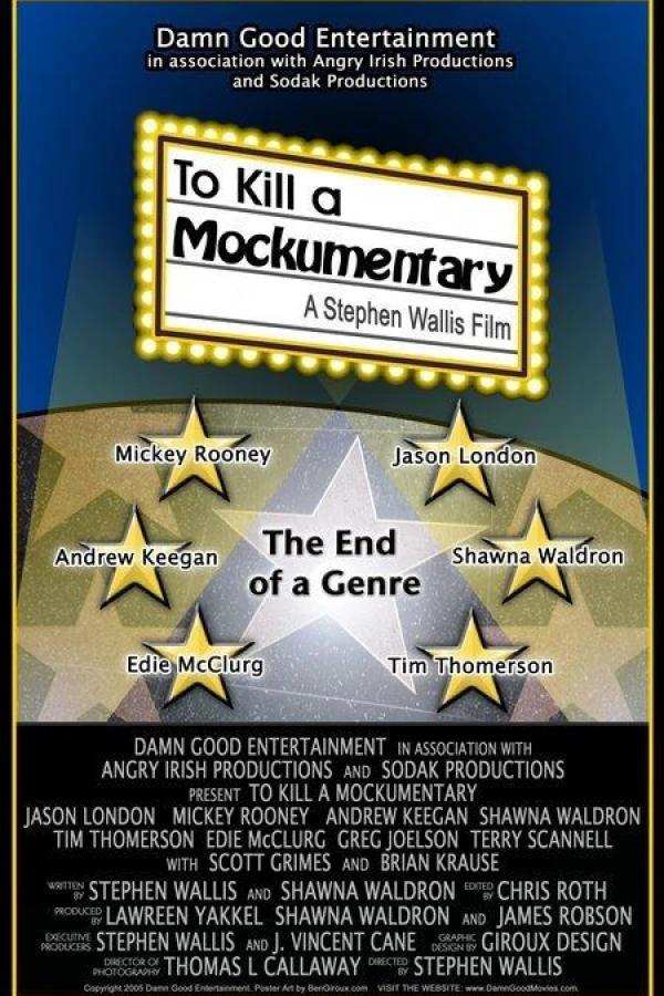 To Kill a Mockumentary Juliste