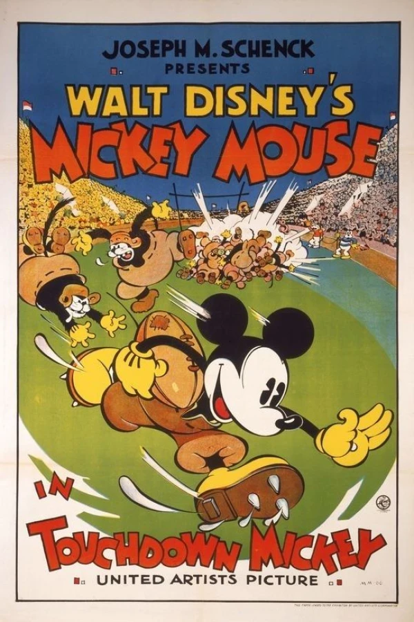 Mickey's Touchdown Juliste