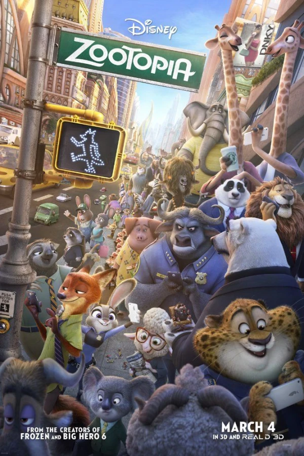 Zootropolis: Eläinten Kaupunki Juliste