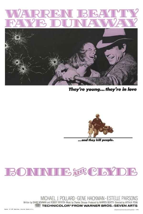 Bonnie ja Clyde - me ryöstämme pankkeja Juliste