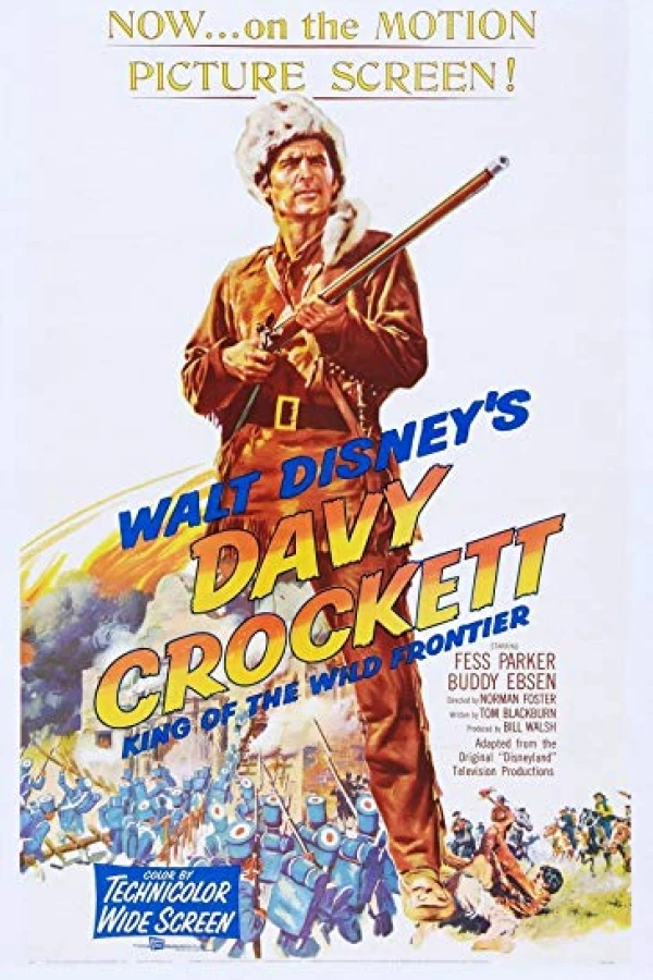 Davy Crockett, vildmarkens hjälte Juliste