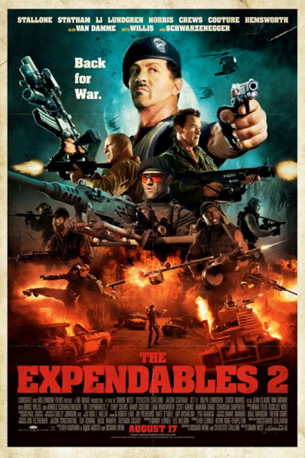 The Expendables 2 Juliste