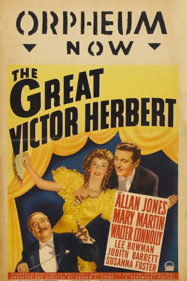 The Great Victor Herbert Juliste