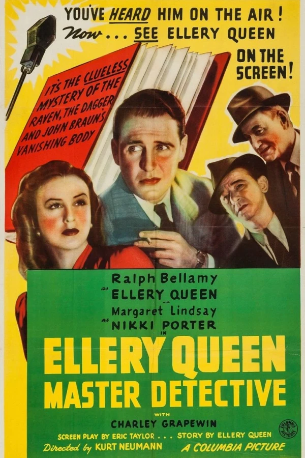 Ellery Queen, Master Detective Juliste