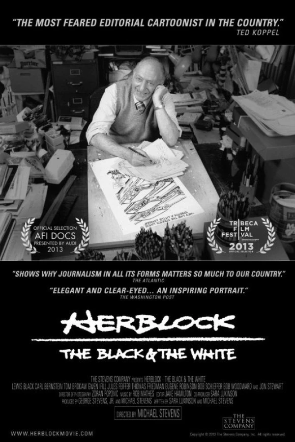 Herblock: The Black the White Juliste