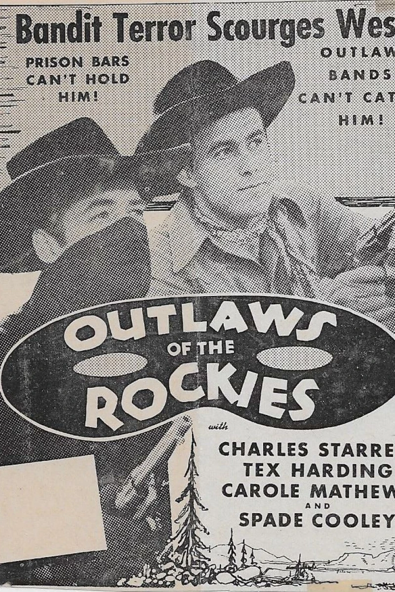 Outlaws of the Rockies Juliste