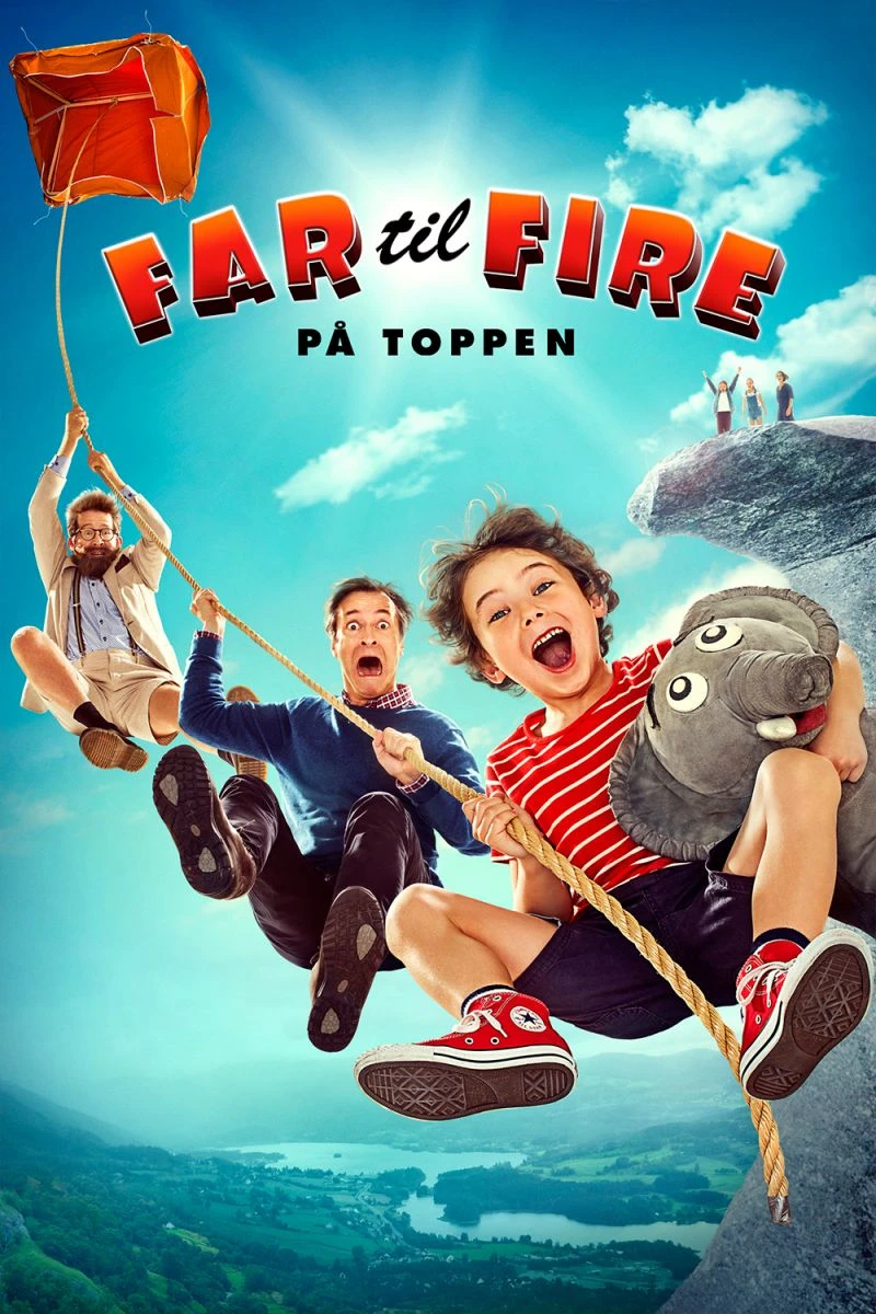 Far til fire på toppen Juliste