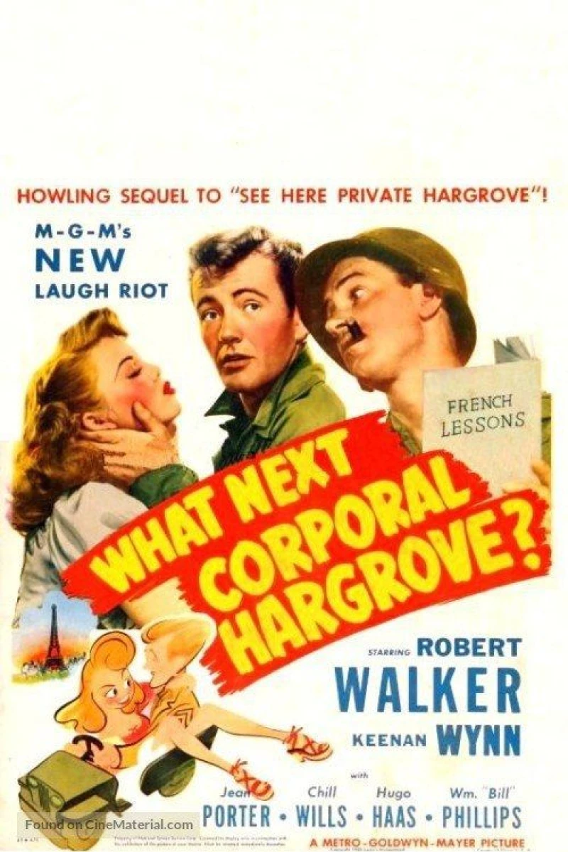 What Next, Corporal Hargrove? Juliste