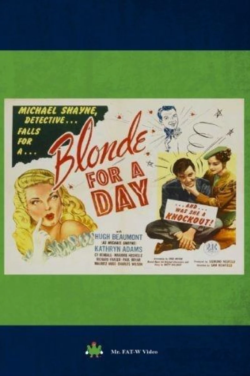 Blonde for a Day Juliste