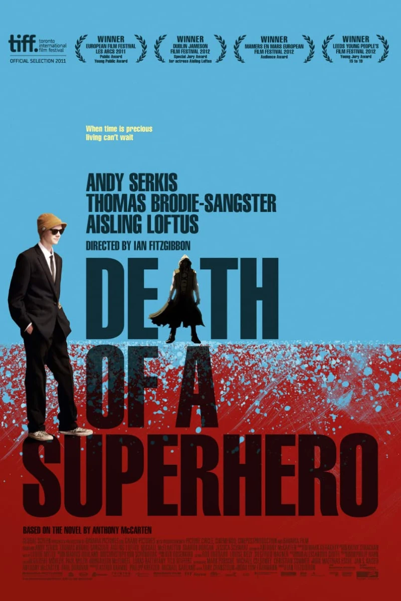 Death of a Superhero Juliste