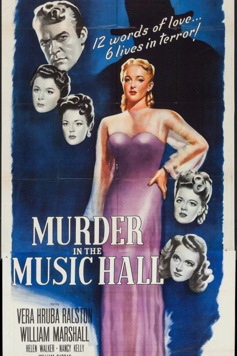 Murder in the Music Hall Juliste