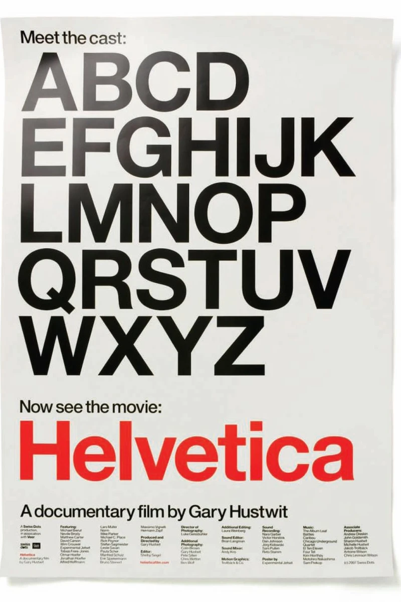 Helvetica Juliste