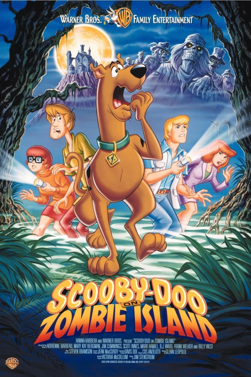 Scooby-Doo Zombie-saarella Juliste