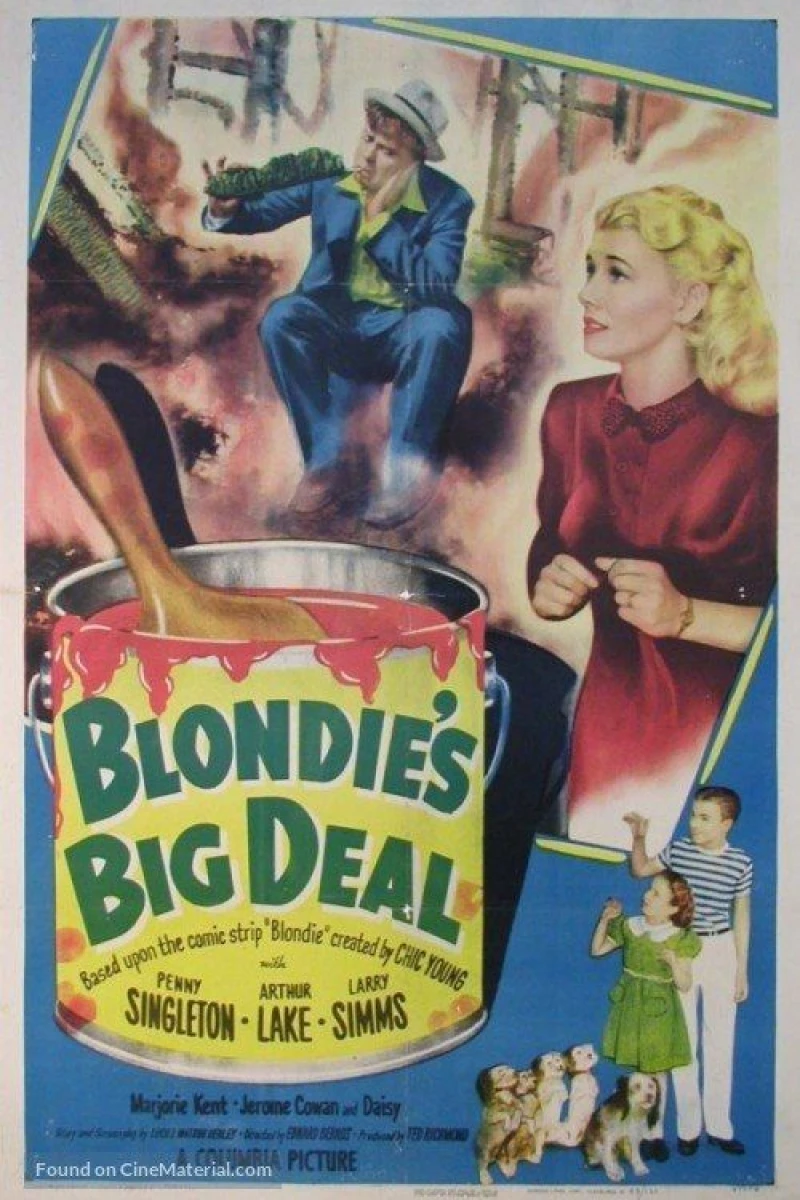 Blondie's Big Deal Juliste