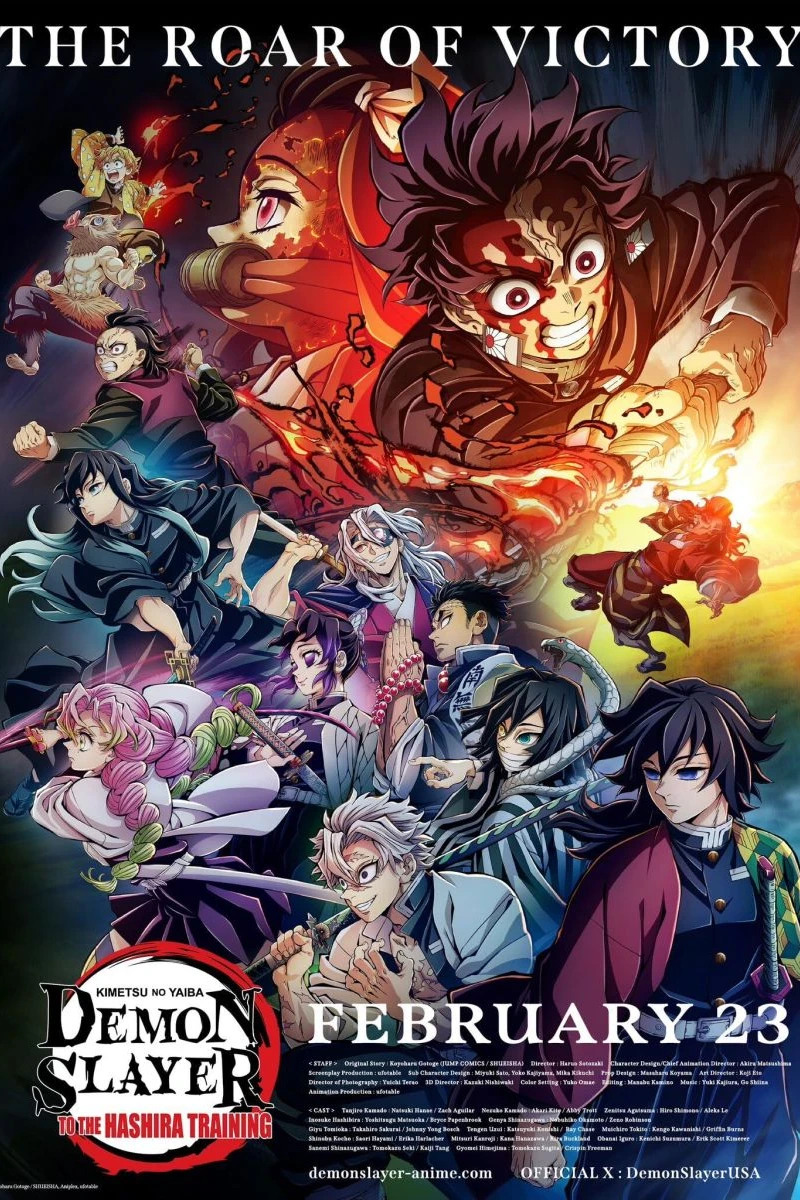 Demon Slayer: Kimetsu No Yaiba - To the Hashira Training Juliste