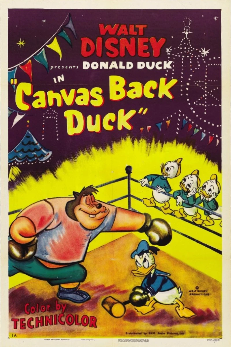 Canvas Back Duck Juliste