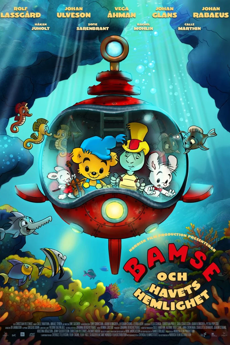 Bamse och havets hemlighet Juliste