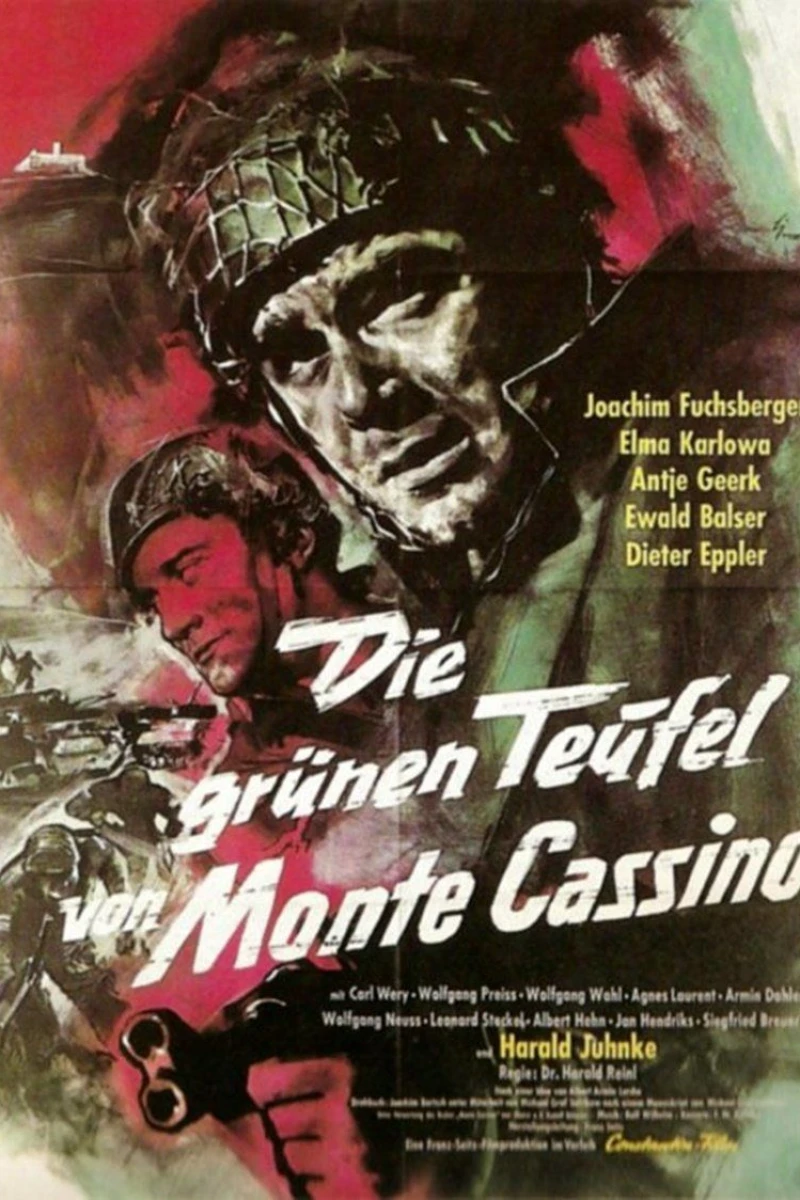 Die grünen Teufel von Monte Cassino Juliste