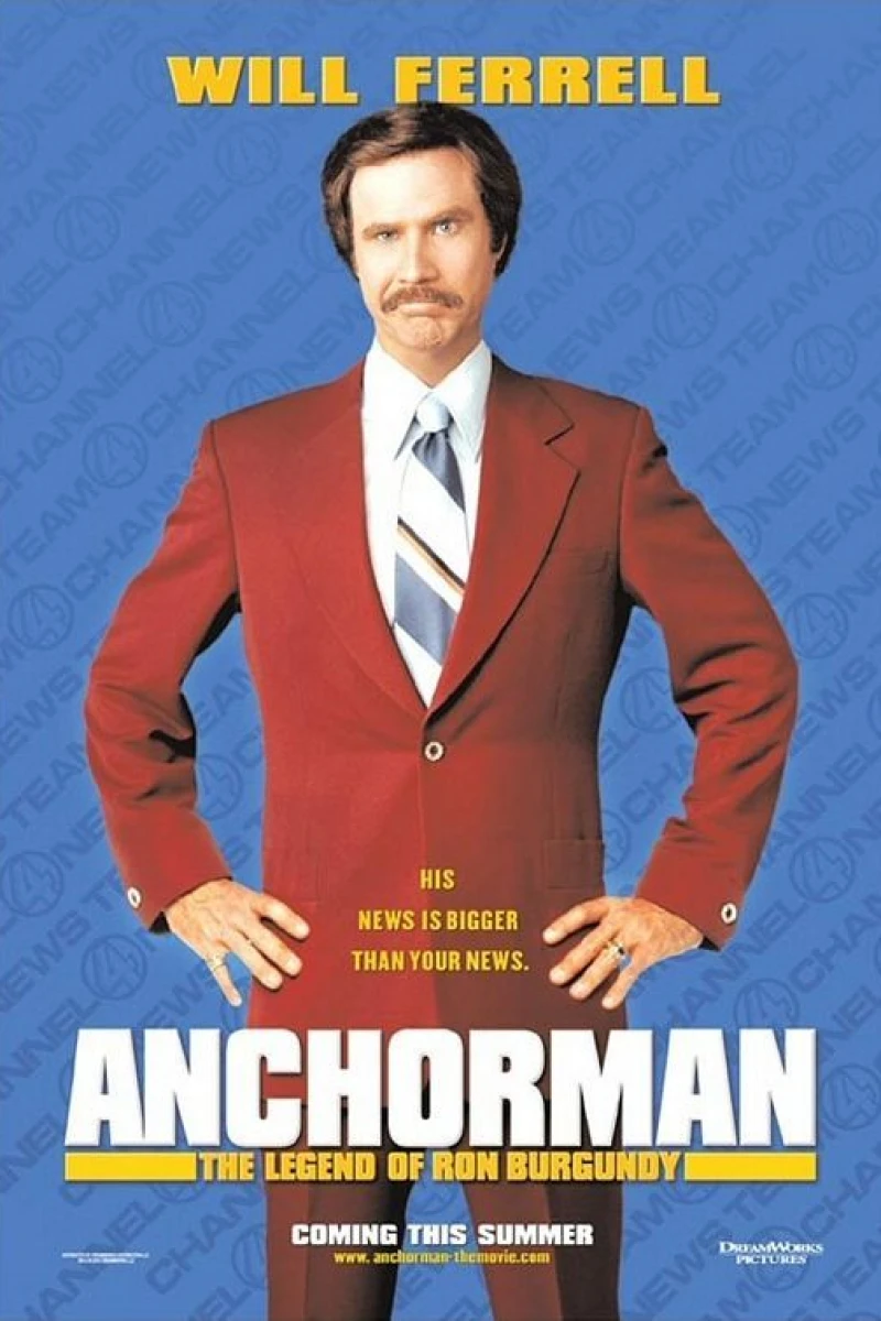 Anchorman: The Legend of Ron Burgundy Juliste