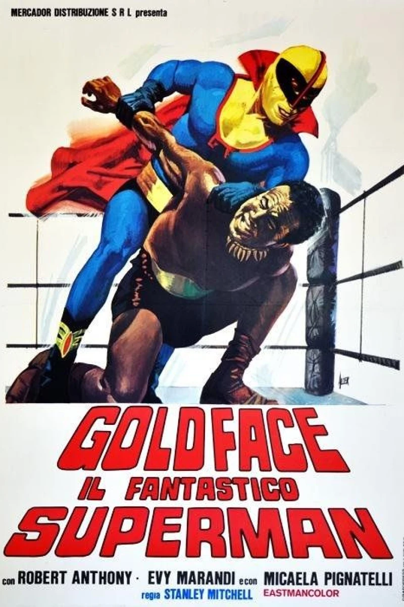 Goldface, the Fantastic Superman Juliste