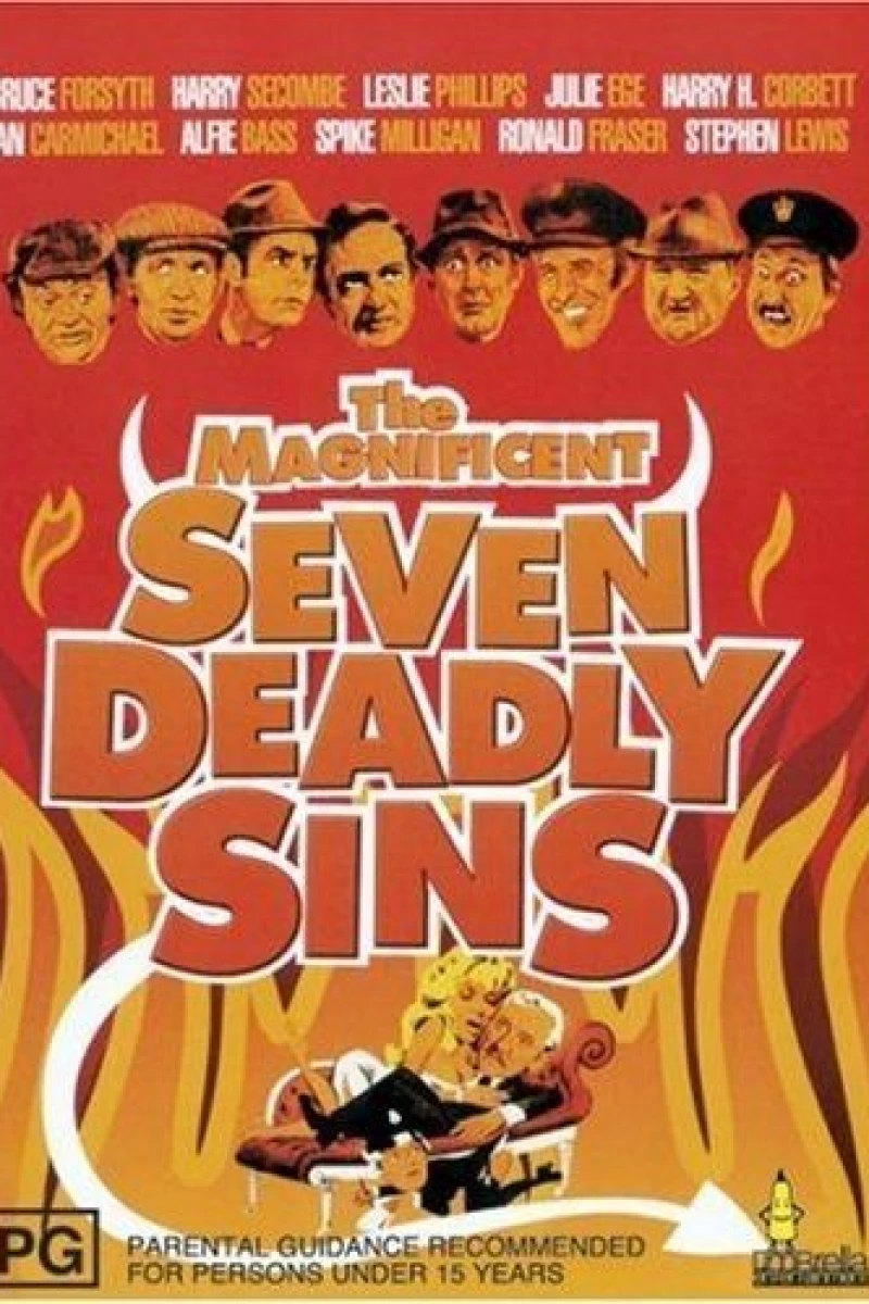 The Magnificent Seven Deadly Sins Juliste