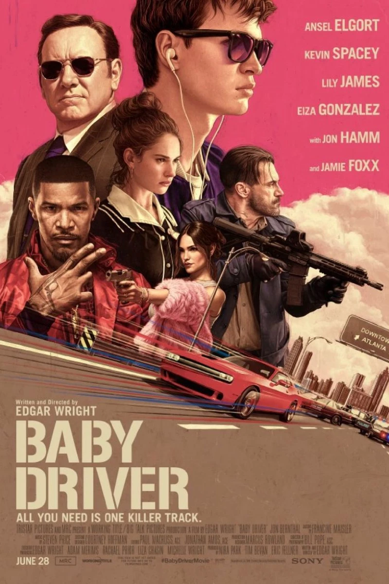 Baby Driver Juliste