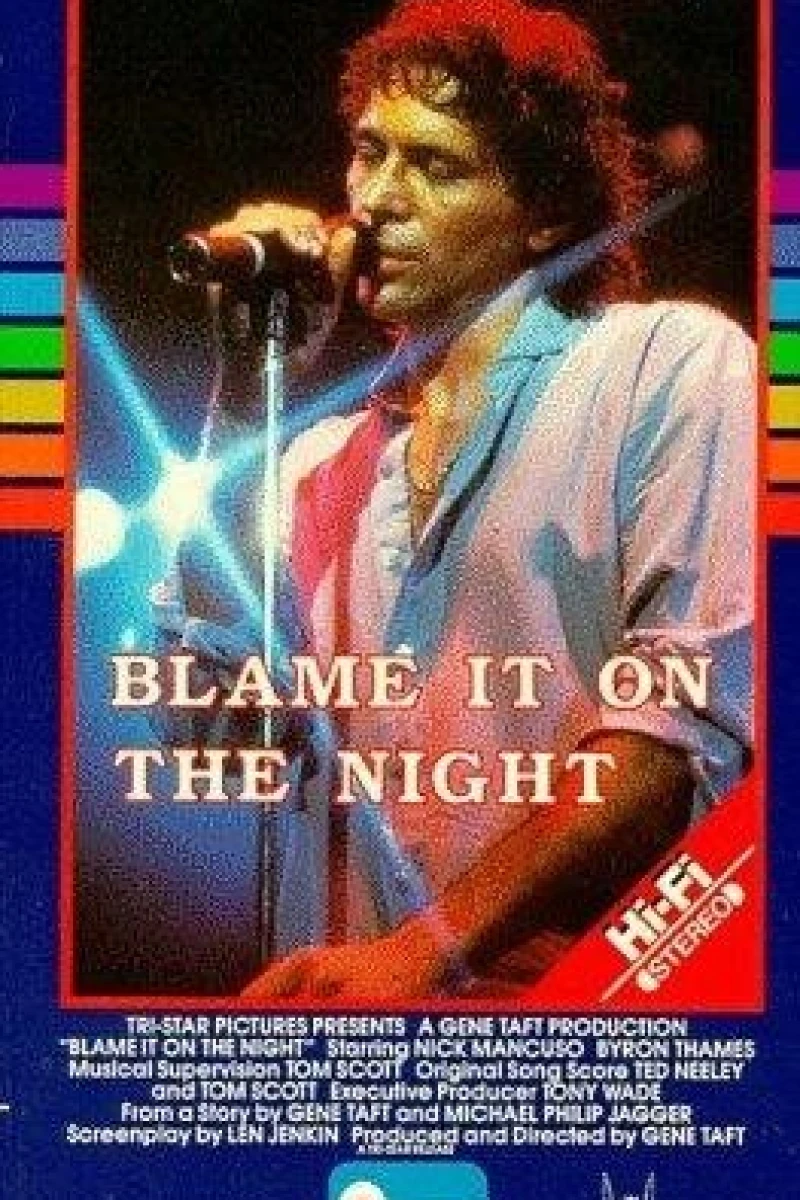 Blame It on the Night Juliste