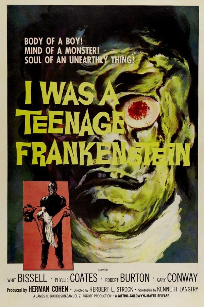 I Was a Teenage Frankenstein Juliste