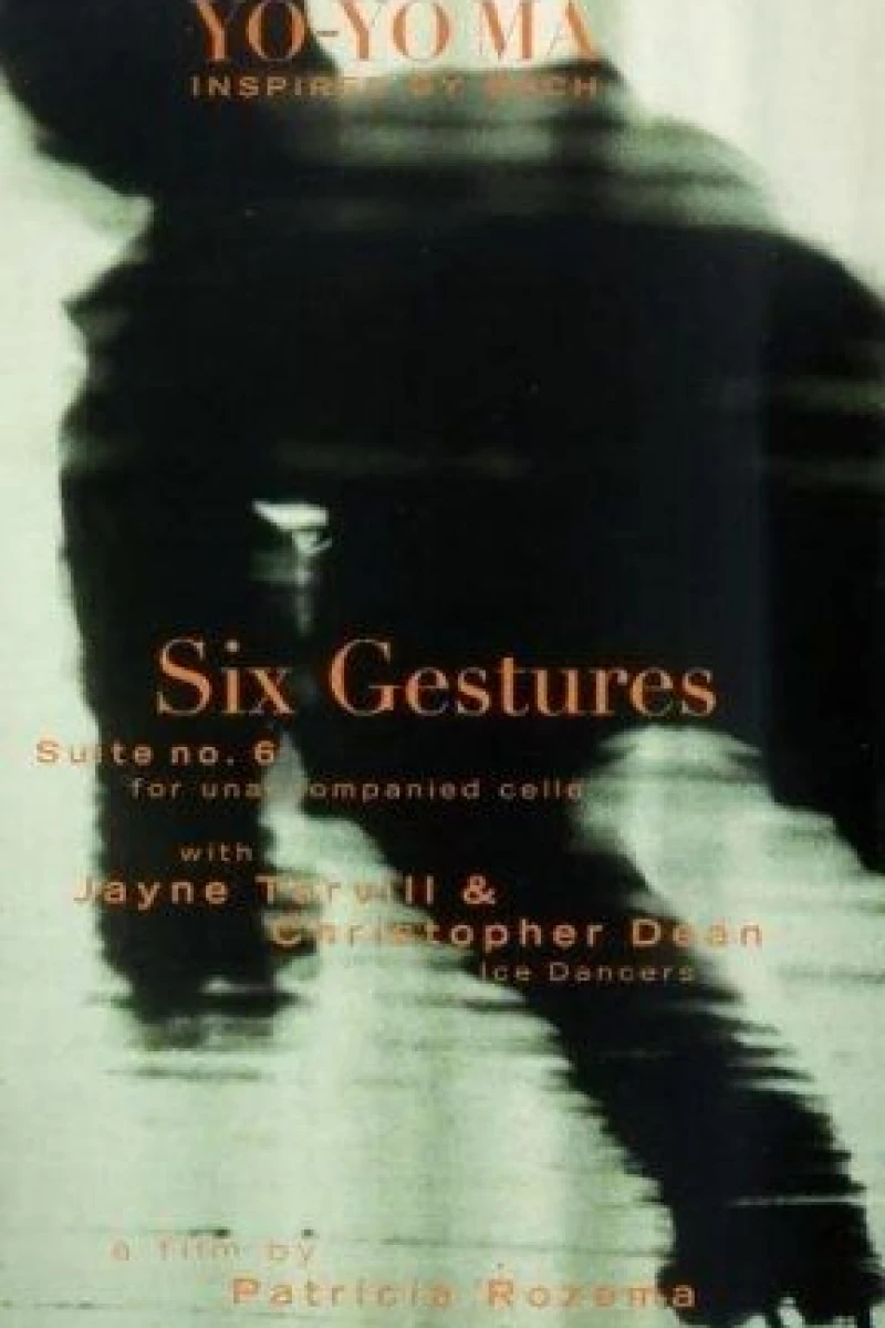 Bach Cello Suite 6: Six Gestures Juliste