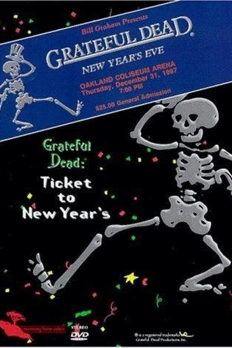 Grateful Dead: Ticket to New Year's Eve Concert Juliste