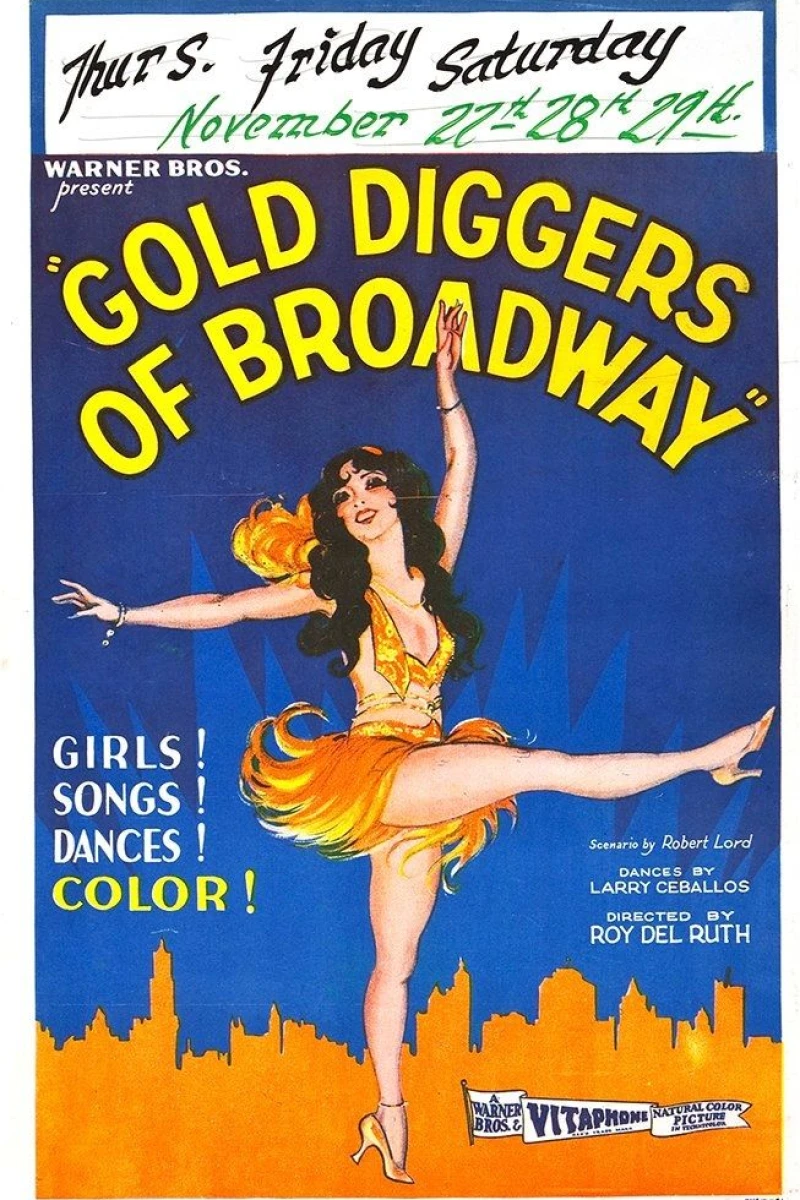 Gold Diggers of Broadway Juliste