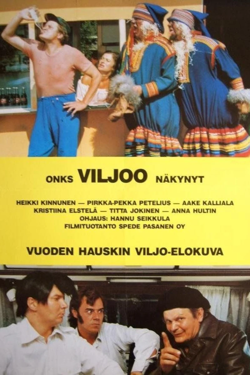 Onks Viljoo näkyny? Juliste