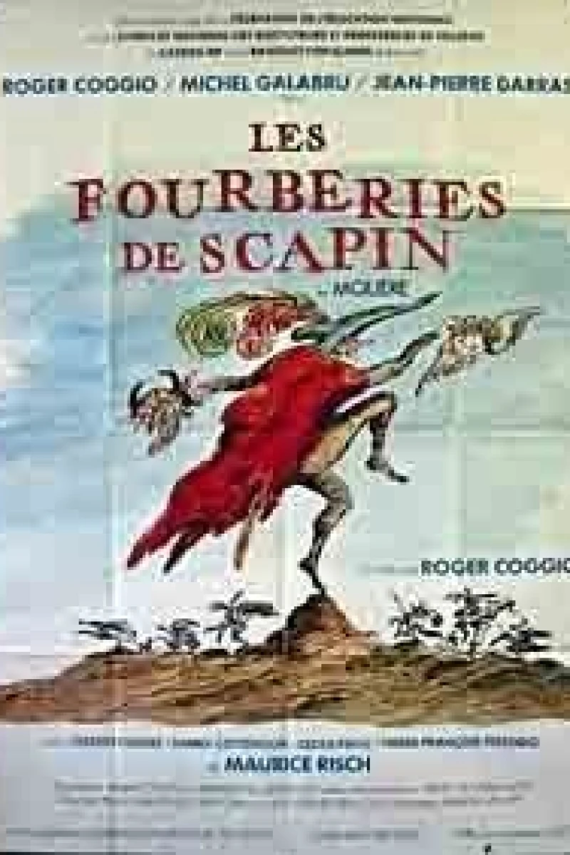 Les fourberies de Scapin Juliste